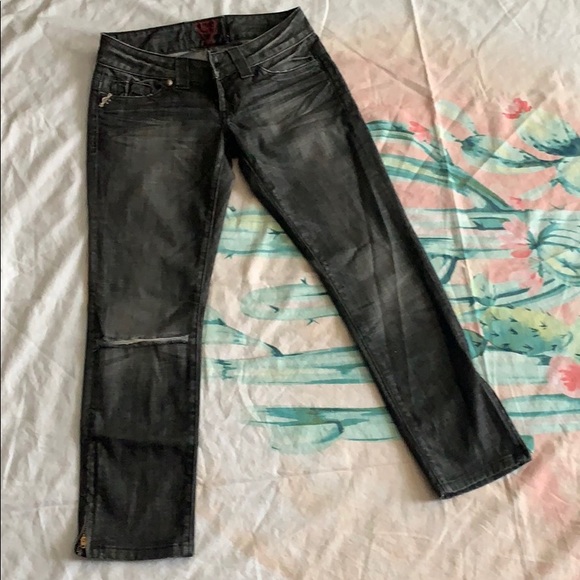 Guess Cropped Jeans Size 26 - Picture 1 of 8